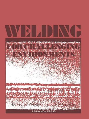 cover image of Welding for Challenging Environments